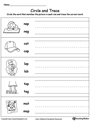 Build vocabulary, word-sound recognition and practice writing with this AP Word Family worksheet.