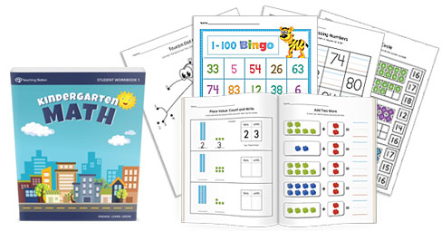 Printable Kindergarten Math Student Workbook Part 1 | MyTeachingStation.com