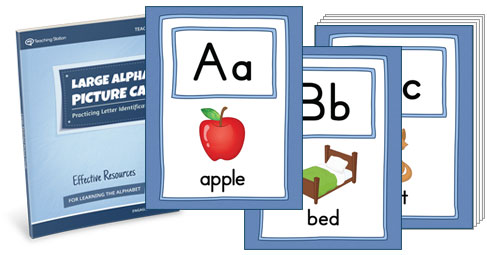 Large Alphabet Picture Cards | MyTeachingStation.com
