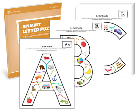 Alphabet Letter Puzzle Activity Set | MyTeachingStation.com