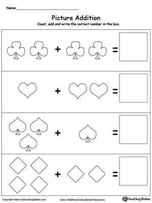Preschool Math Printable Worksheets | MyTeachingStation.com