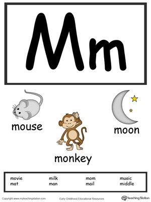 letter m for preschool