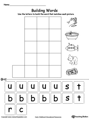 reading free for kindergarten worksheet Printable Kindergarten Worksheets Phonics