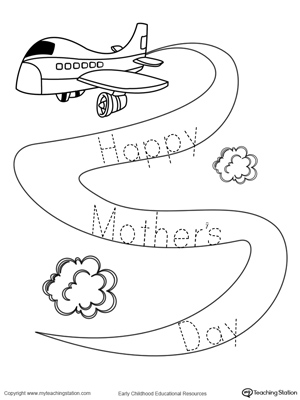Trace the Sign: Happy Mother's Day | MyTeachingStation.com