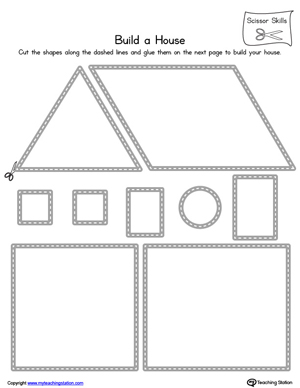 Kindergarten Scissor Skills Printable Worksheets Myteachingstation Com
