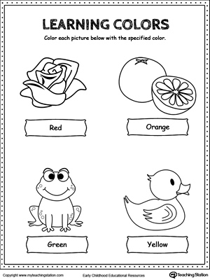 Early Childhood Drawing Worksheets | MyTeachingStation.com