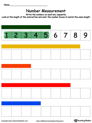 Kindergarten Measurement Printable Worksheets | MyTeachingStation.com