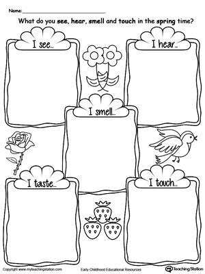 Kindergarten Human Body Printable Worksheets | MyTeachingStation.com