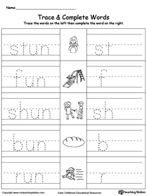 Preschool Writing Printable Worksheets | MyTeachingStation.com