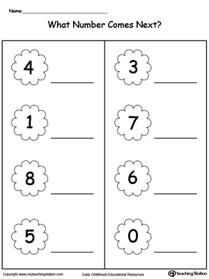 number in between 1 through 10 worksheet myteachingstationcom