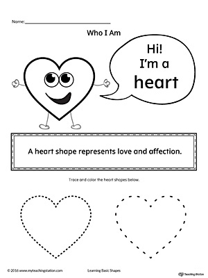 Learning Basic Geometric Shape: Heart | MyTeachingStation.com