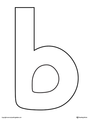 Learning The Letter B Worksheet | MyTeachingStation.com