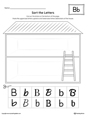 Uppercase Letter B Template | MyTeachingStation.com