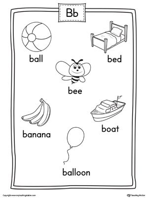 letter b beginning sound identification myteachingstationcom