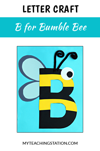 letter b craft bee myteachingstationcom