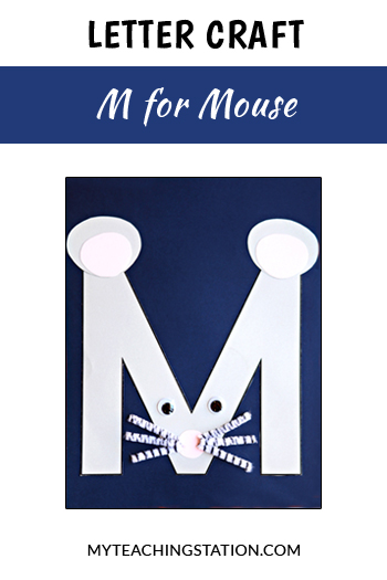 Letter M Craft: Mouse | MyTeachingStation.com