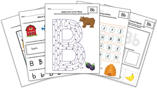 Learning the Alphabet Worksheet Bundle
