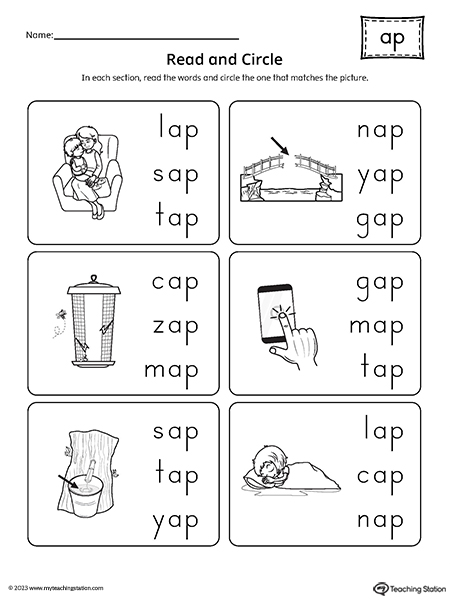 free-ap-word-family-picture-match-cut-and-paste-worksheet