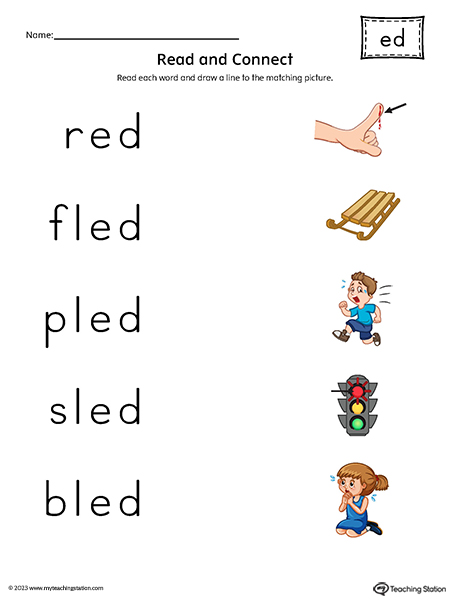List of rhyming words for kids in English