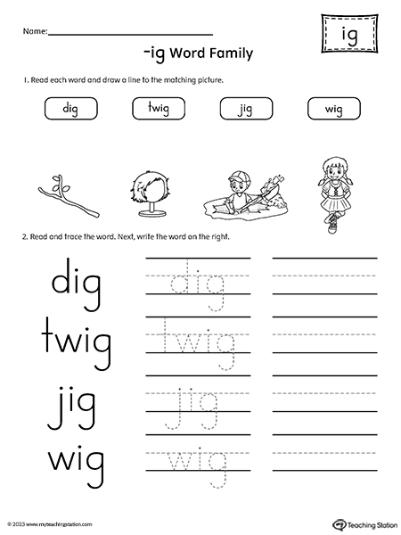 ig-word-family-match-pictures-and-write-simple-words-worksheet