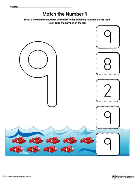 kindergarten numbers printable worksheets myteachingstation com