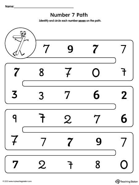 different number styles worksheet 7 myteachingstation com