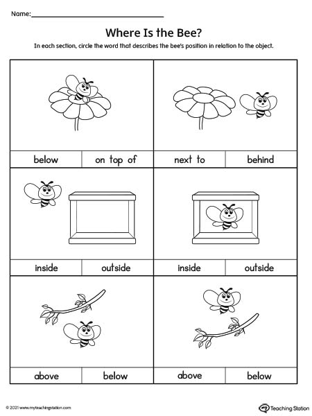 kindergarten printable worksheets myteachingstation com
