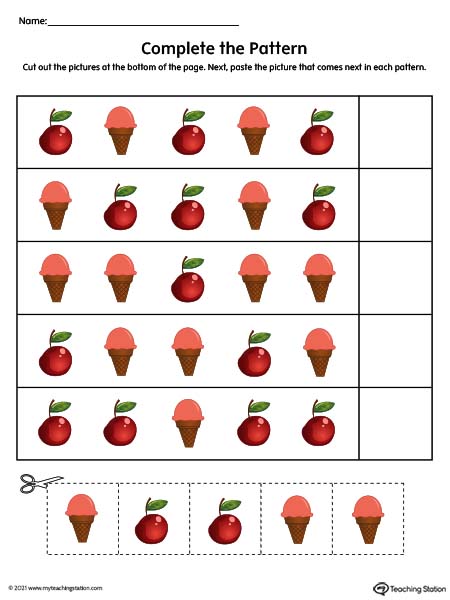 preschool math printable worksheets myteachingstation com