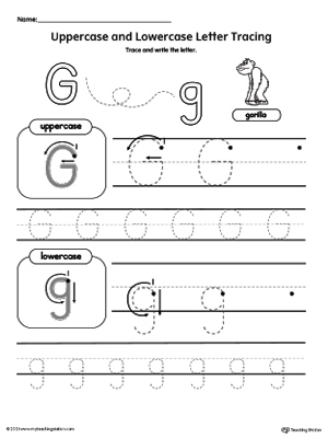 free tracing uppercase and lowercase letter n myteachingstation com