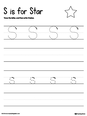 *FREE* Tracing And Writing the Letter S | MyTeachingStation.com